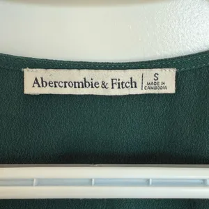 Abercrombie & Fitch Emerald Green Blouse Small thumbnail 4
