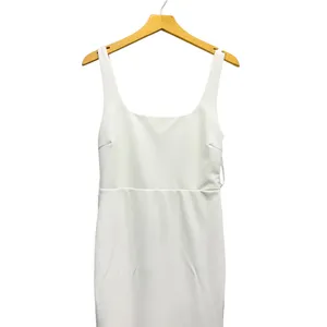 Lulus Loving Fate White Bow Square Neck Backless Maxi Dress size M thumbnail 4