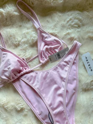 Pacsun Pink Matching Bikini Set NWT thumbnail 3