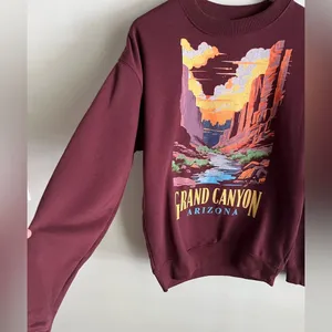 Grand Canyon Arizona Graphic Sweatshirt Desert Western Canyon NWT Small thumbnail 2