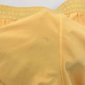 Lululemon Bright Yellow Athletic Running Shorts Pump It Up Lined Summer Size 2 thumbnail 10