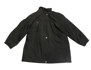Nautical Heavyweight High Collar Full Zip Utility Jacket 1X Fleece Line Outwear thumbnail 1