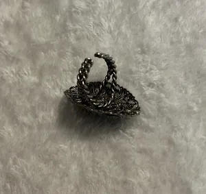 Western Germany Turquoise Colored Filigree Ring Blue thumbnail 5