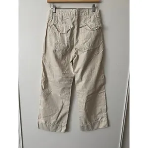 Amo 28 Army Wide Leg Trousers in Bone White thumbnail 7
