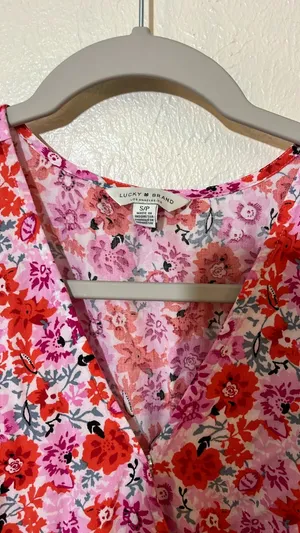 Lucky Brand Top Floral Long Sleeve thumbnail 2