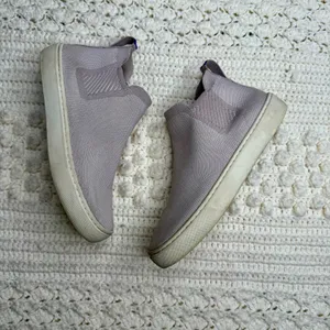 ROTHY'S Women's Size 6.5 Chelsea Boot Shoes Lilac Gray Slip On High Top Sneaker thumbnail 14