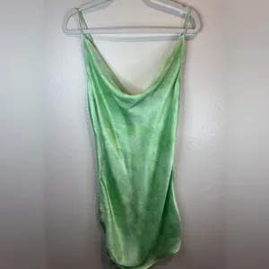 RAYS FOR‎ DAYS Women’s Viscose Elena Elegant Green Draped Dress Size M thumbnail 10