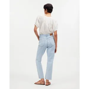 Madewell The Tall 90s Straight Classic Crop Jean Fitzgerald Wash Casual T28 NWT thumbnail 4
