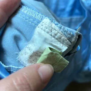 Blue silky shorts thumbnail 4