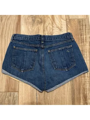 Rag & Bone Jean Denim Shorts Frayed Cut-offs thumbnail 3