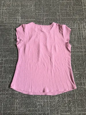 Blooming Jelly Dressy Casual Blouse Business Short Sleeve T Shirts Summer Sz L thumbnail 5