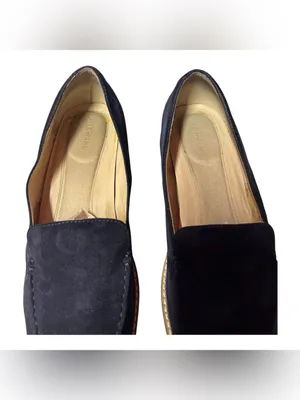 Cole Haan Women’s “The Go To” Navy Suede Slip-On Loafers thumbnail 6