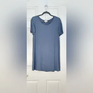 Aritzia Wilfred Free Teigen T-Shirt Dress – Blue Stone – S thumbnail 7