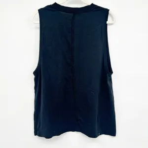 Lululemon Womens All Yours Black Lounge Relaxed Athleisure Pima‎ Cotton Tank Top thumbnail 7