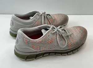 Asics Gel-Quantum 360 Knit Running Shoes Athletic Gym Gray Orange Women's Size 9 thumbnail 3