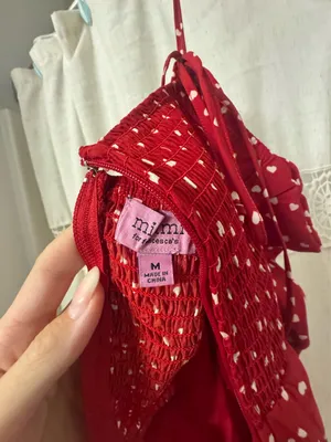 Francesca's Red heart maxi dress thumbnail 7