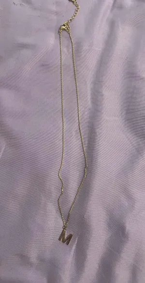 “M” Gold Necklace thumbnail 2