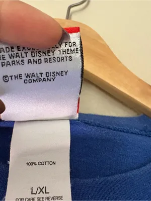 Disney True Y2K vtg Disneyland Mickey Mouse embroidered cotton shirt plus size XL thumbnail 5