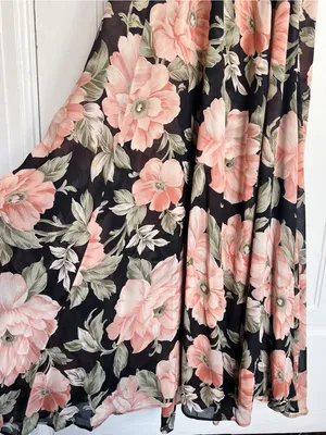 Reformation • Arianna Dress maxi wrap gown De Marie dark floral thumbnail 7