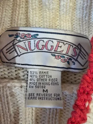 {M} Vintage Knit Christmas Sweater Red Size M thumbnail 10