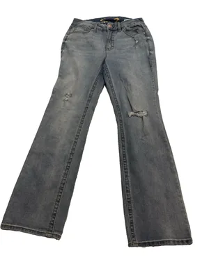 7 For All Mankind Tummy less High Rise Slim Bootcut Medium Wash Jeans Sz 12 thumbnail 4