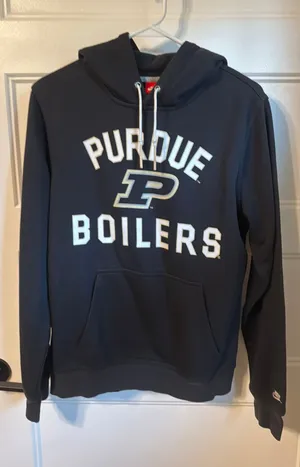Nike Purdue boilers black sweatshirt thumbnail 1