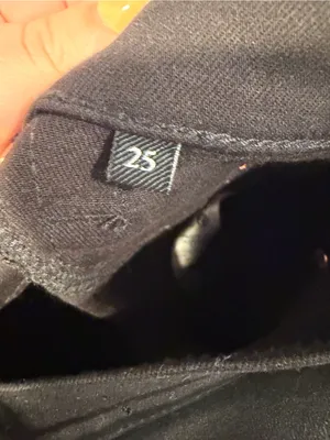 7‎ for all mankind high rise black coated slim kick out jeans thumbnail 4