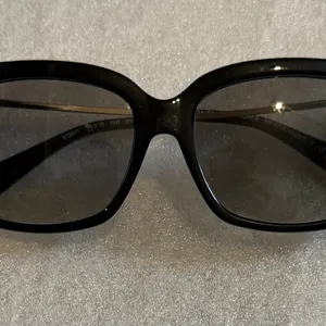 Michael Kors ABELA MK 6038 Black Square Sunglasses with Dark Lenses thumbnail 8