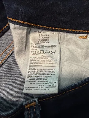 Old Navy Women’s Dark Wash‎ Rockstar Super Skinny Denim Jeans Size 6 Short thumbnail 2