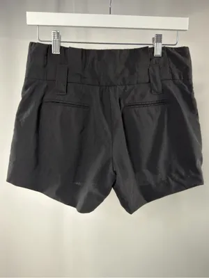 Alice + Olivia Pleated Dress Shorts in Black Size 4 thumbnail 7