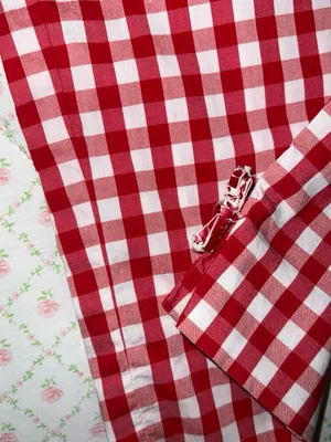 Cambio red & white gingham pants. Size 10 thumbnail 5