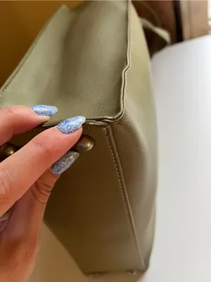 Pixie Mood Olive Tote with V-Notch Top thumbnail 8