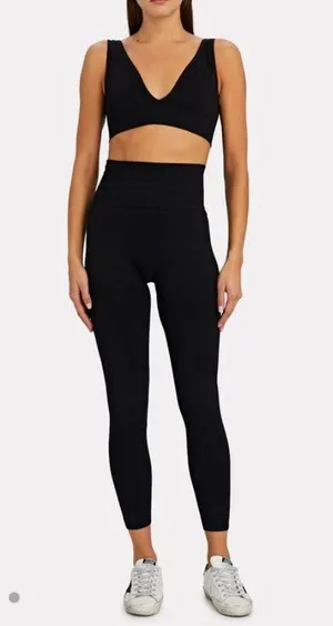 WeWoreWhat Black Knit V-Neck Bralette thumbnail 2