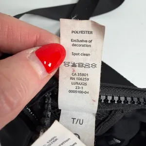 Lululemon Athletica Everywhere Belt Bag 1L Logo Print Black Bum Fanny Pack Sling thumbnail 10