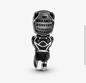 Pandora NEW  Black Panther Charm thumbnail 3