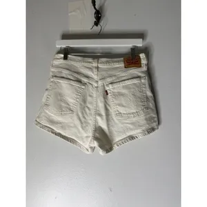 Levi's 501 off‎ white jean shorts size 31 thumbnail 2