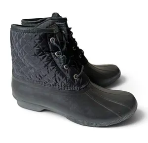 Sperry | Saltwater Nylon Quilted Duck Boots thumbnail 1