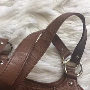 ⭐️ Franco Sarto brown faux leather bag thumbnail 3