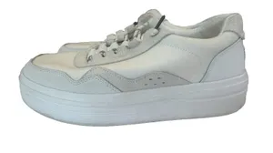 Hey Dude Women's Hudson Lift Platform Sneakers White Comfortable Casual Shoes 8 thumbnail 1