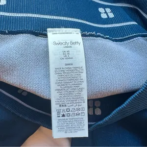 Sweaty Betty Sculpt Base Layer 7/8 Leggings in Deep Blue - XS - NWT thumbnail 6