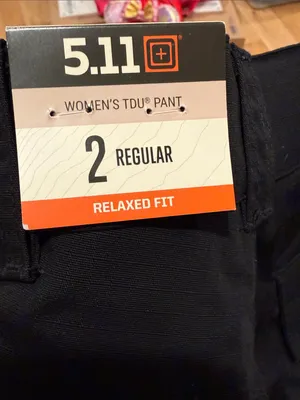 5.11 Tactical ripstop TDU Black‎ Cargo Pants 2 NWT thumbnail 4