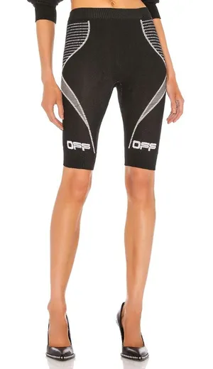 Off White Virgil Abloh Seamless Biker Shorts Athleisure Streetwear Gorp Cyber thumbnail 1