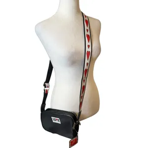Brighton Love Essentials Crossbody Bag Purse Black Hearts NWT Casual thumbnail 3