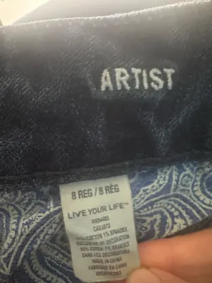 J74. American Eagle Artist Stretch Jeans Distressed Low Rise Bootcut Flare Y2K thumbnail 4