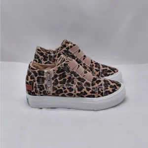 Jenn Ardor Womens Platform Sneakers Size 6 Leopard Print Distressed Y2K Street thumbnail 12
