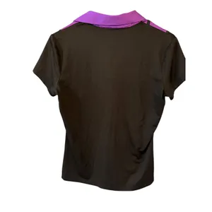 Greg Norman Women’s Play Dry Golf Polo Shirt Purple & Black Size Medium thumbnail 2