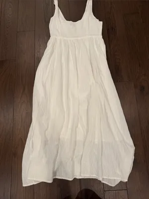 DL1961 Women’s Midi Dress with Lace-Up Top Size Medium - C11-726 thumbnail 9
