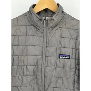 Patagonia Nano Puff Jacket Women Small Gray Quilted Primaloft Insulated Full Zip thumbnail 2