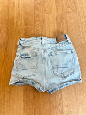 Light Wash American Eagle Jean shorts  thumbnail 2