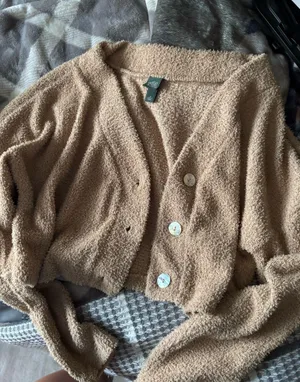 brown cardigan thumbnail 1